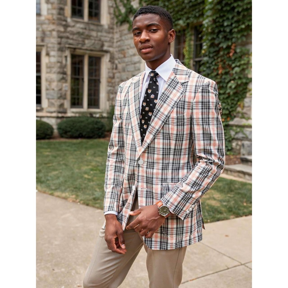 Vintage Princeton University Lacrosse Blazer & Tiger Tie Set, Class of '55